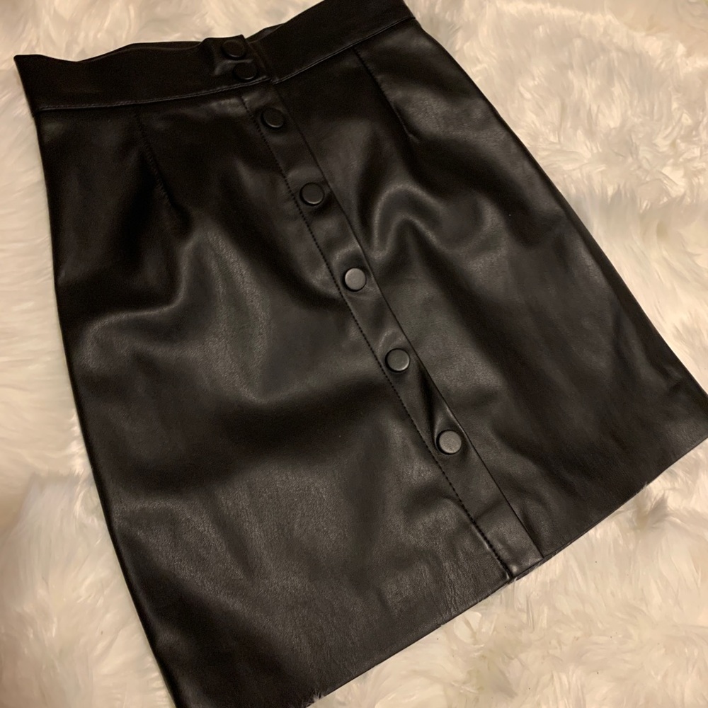 H&M Leather skirt